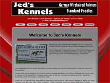 Tablet Screenshot of jedskennels.com